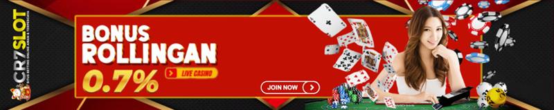 CR7SLOT: Bonus Rollingan Live Casino